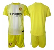 Inter Milan Bramkarskie Koszulka Wyjazdowa dzieci 2025-26 Krótki Rękaw (+ krótkie spodenki) Inter Milan Bramkarskie Koszulka Wyjazdowa dzieci 2025-26 Krótki Rękaw (+ krótkie spodenki)